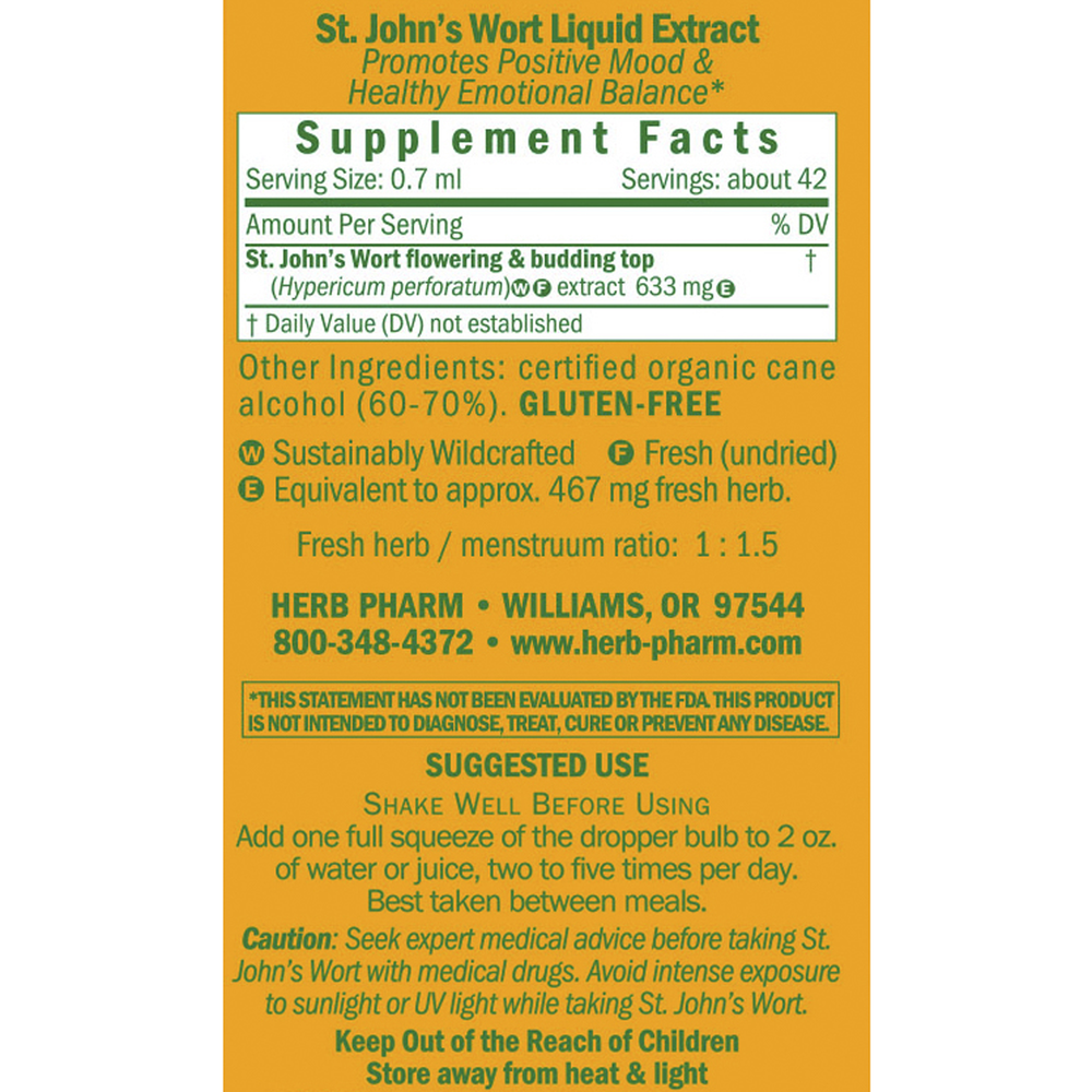 St. John's Wort Liquid Extract