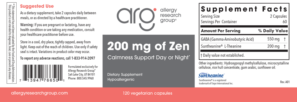 200mg of Zen