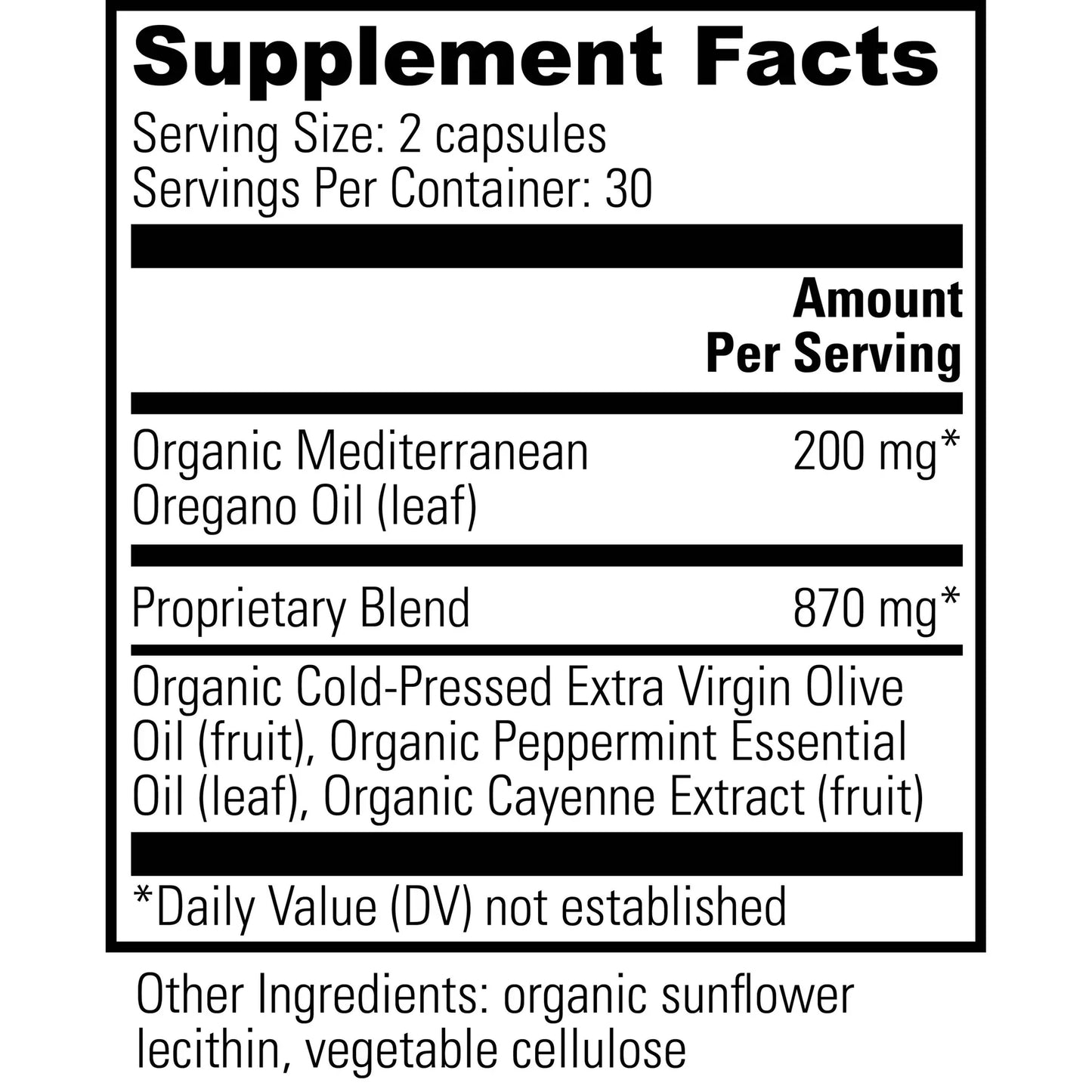 Oregano Oil Capsules