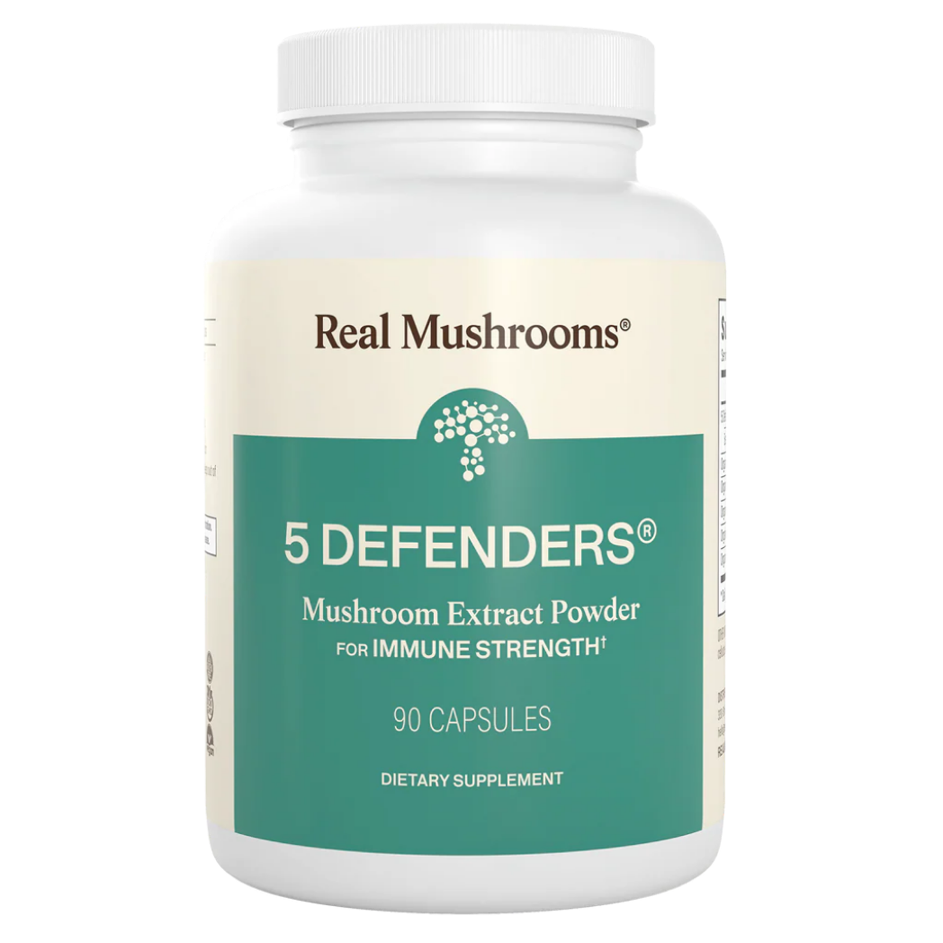 5 Defenders Organic Mushroom Blend Capsules
