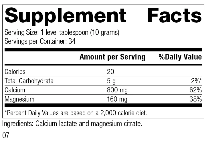 Calcium Lactate Powder