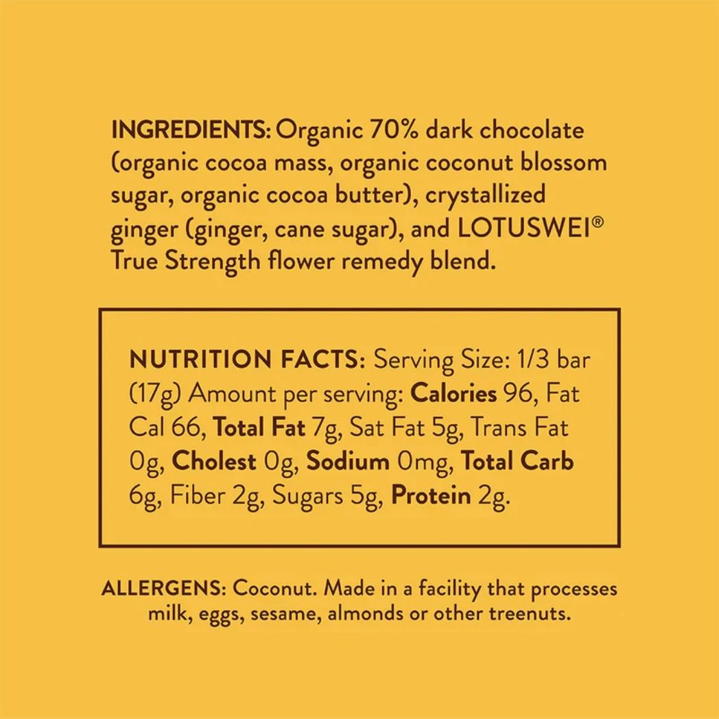 Crystalized Ginger Dark Chocolate