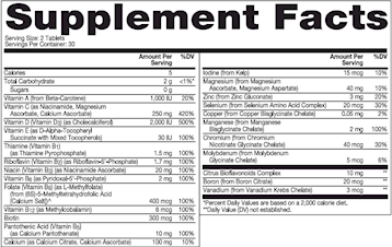 Dr.Mercola Chewable Multivitamin