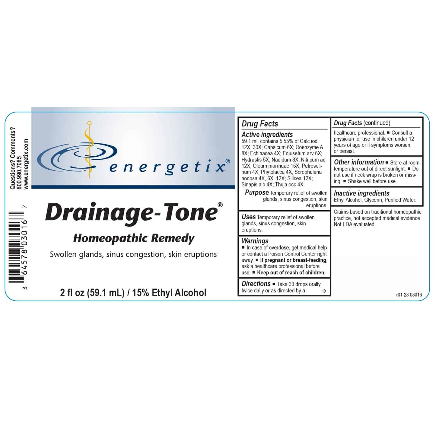 Drainage-Tone