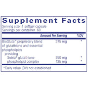 Liposomal Gluthathione Soft Gels