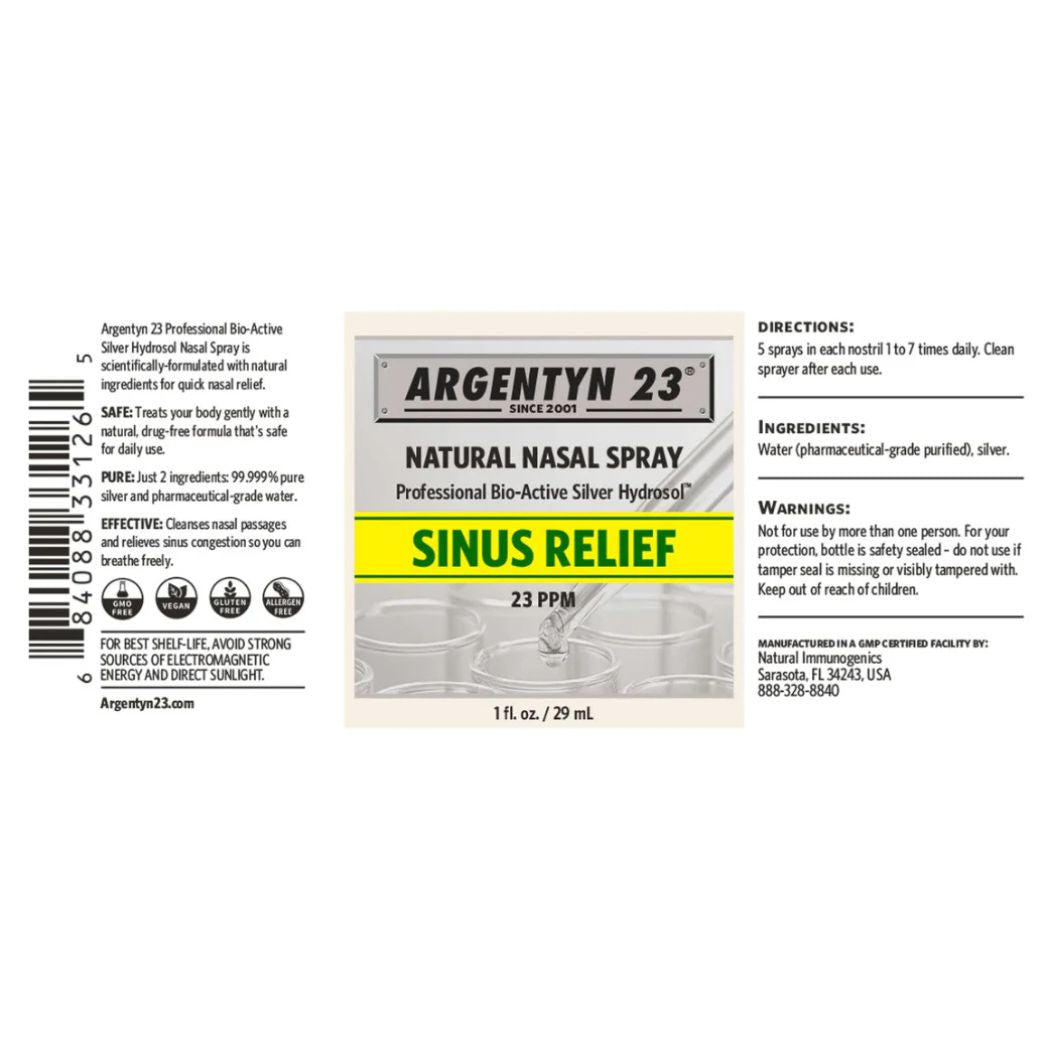 Natural Nasal Spray - Sinus Relief