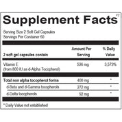 Natural Vitamin E Mixed Tocopherols