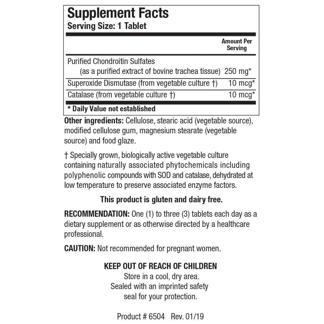 Purified Chondroitin Sulfates
