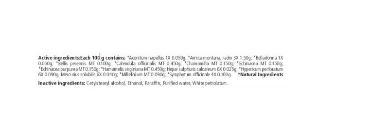 Traumeel Ointments MediNatura