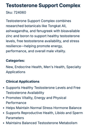 Testosterone Support Complex