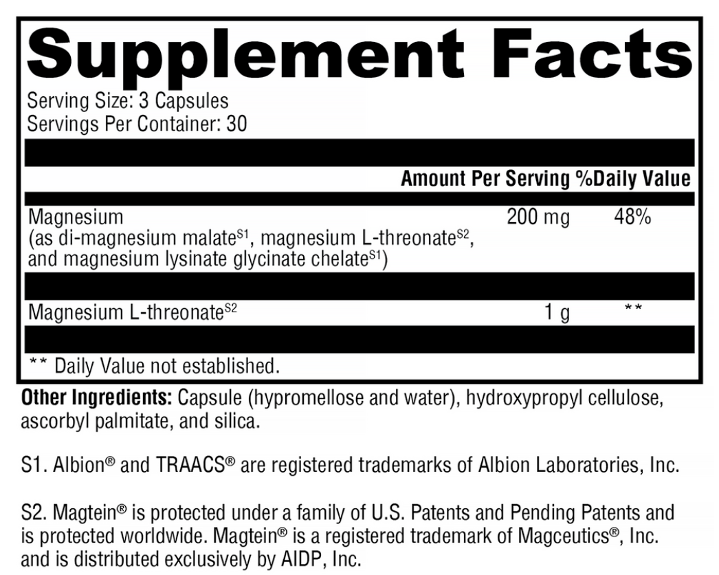 OptiMag Neuro (Magnesium) Capsules