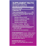 Synbiotic Prebiotic + Probiotic Chewables