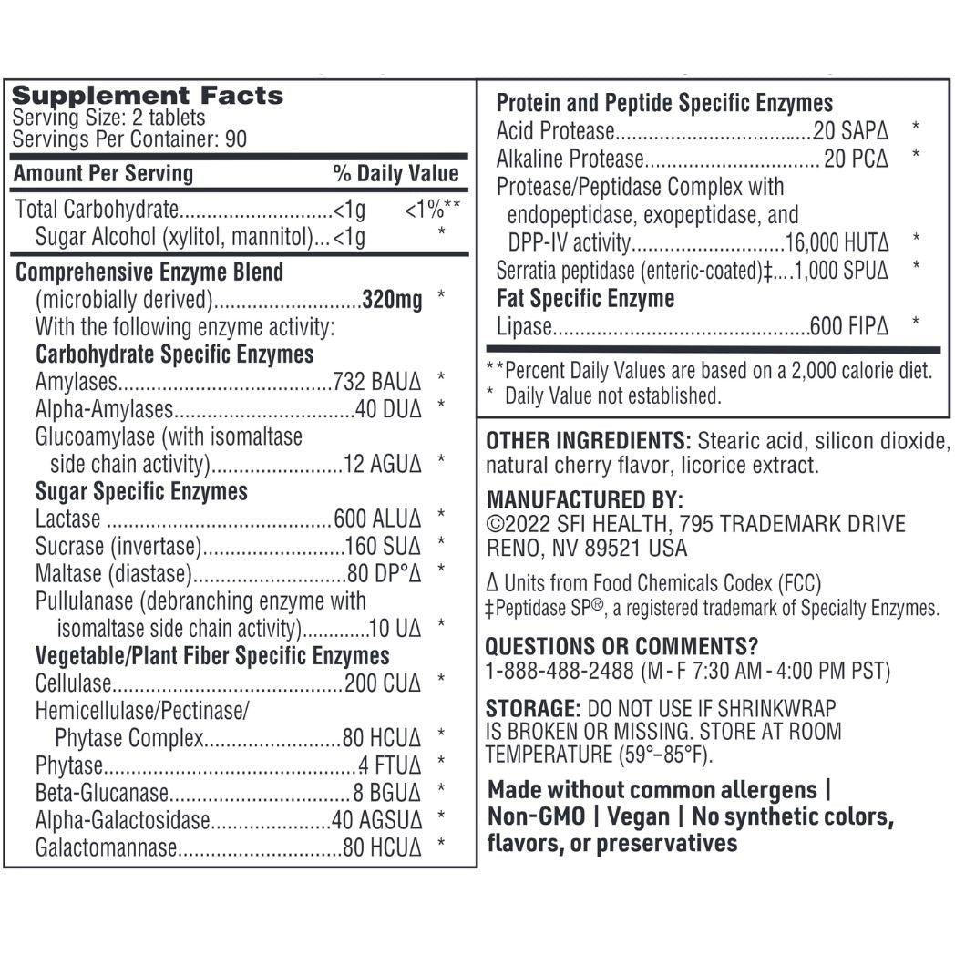 Ther-Biotic Vital-Zymes Chewable