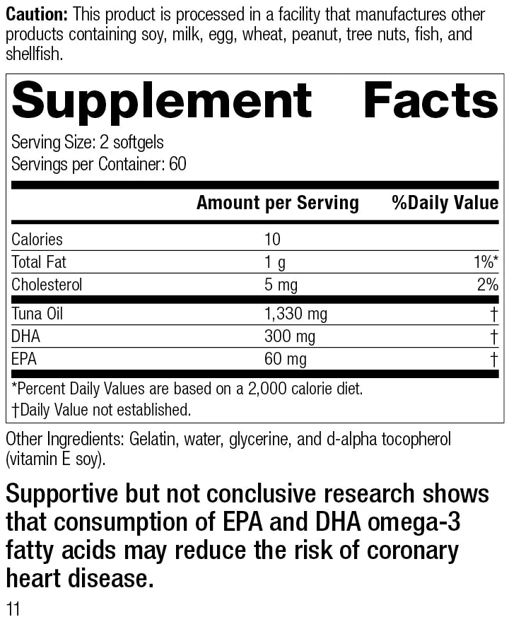 Tuna Omega 3 Oil