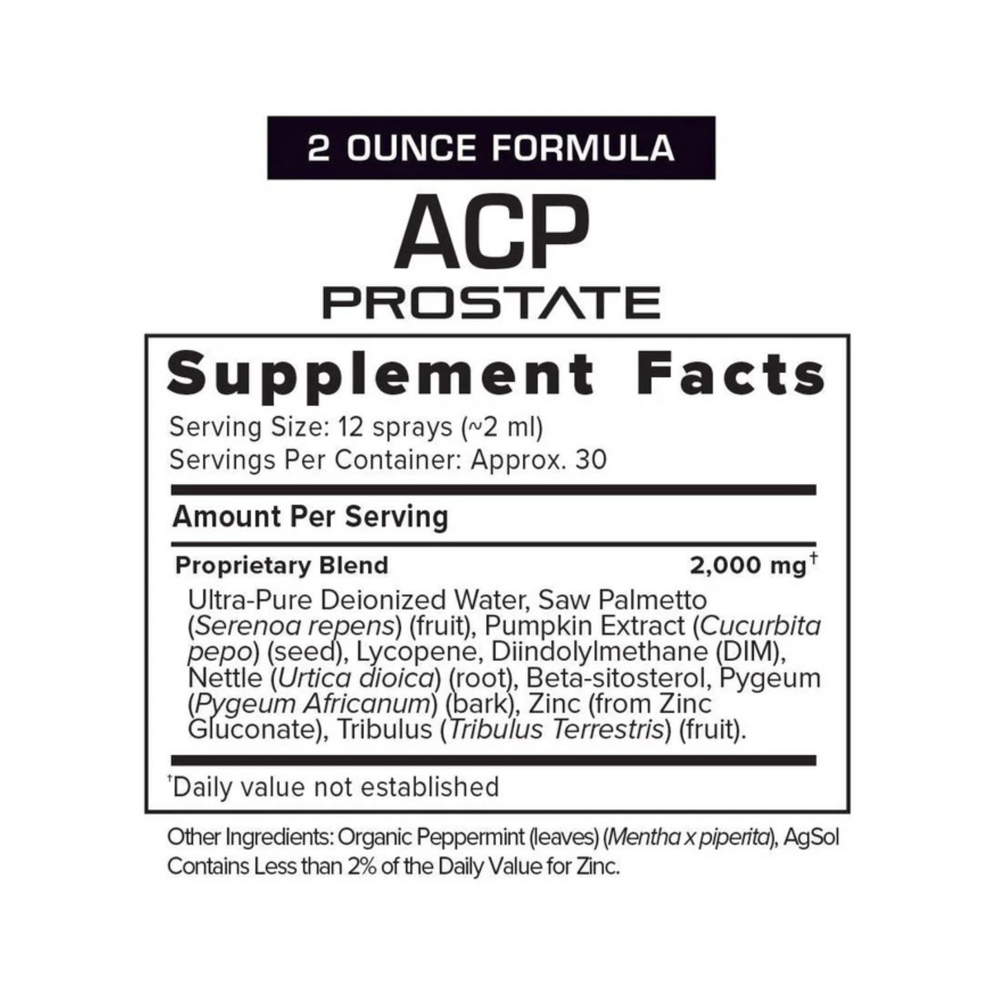 ACP Prostate Support Formula