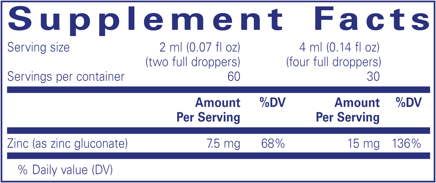 Zinc Liquid 15mg