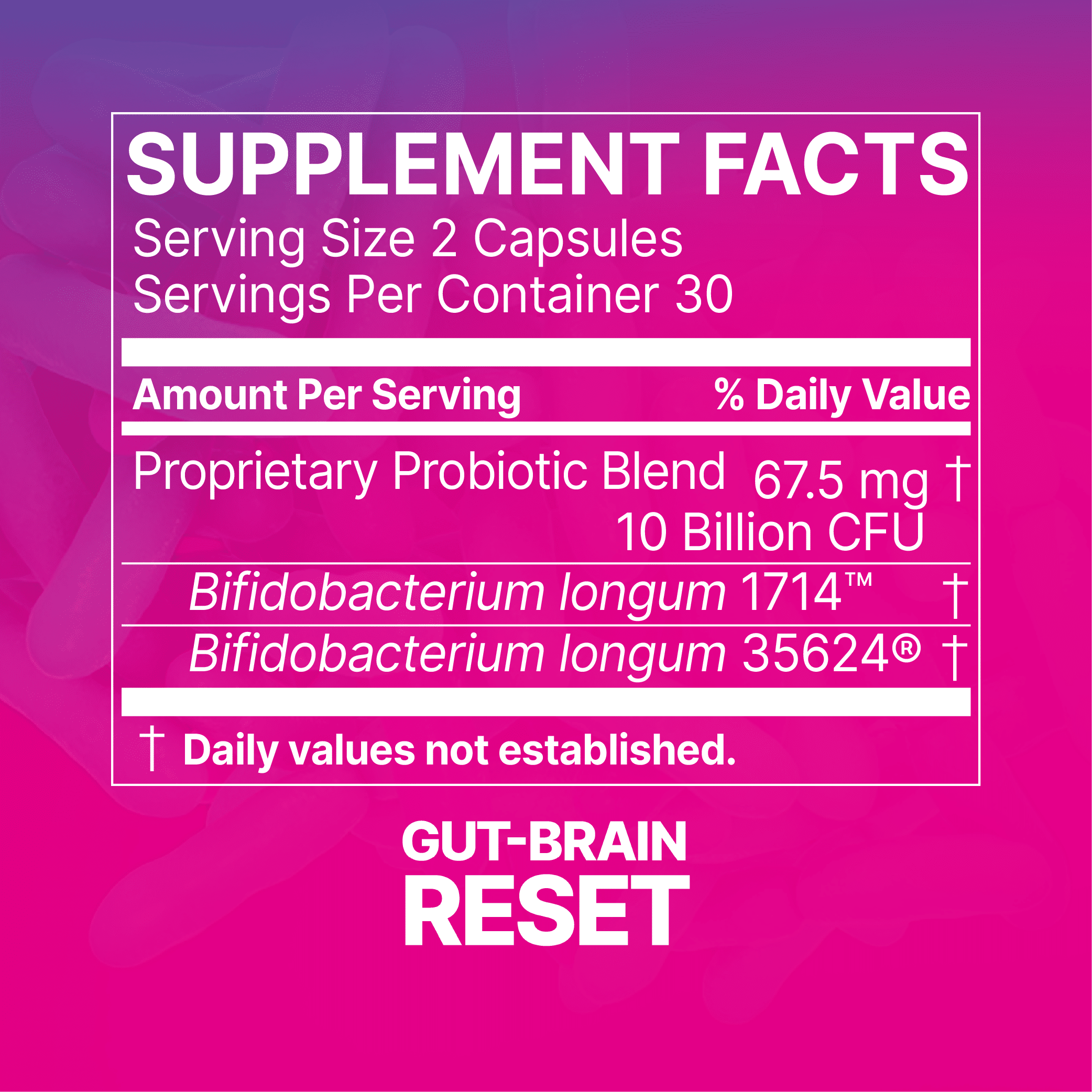 Gut-Brain Reset  * Formerly Known as Zenbiome Dual *